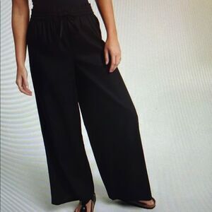 New! Calia Carrie Underwood Wide Leg Swim Cover Up Pant Size Large Black NWT